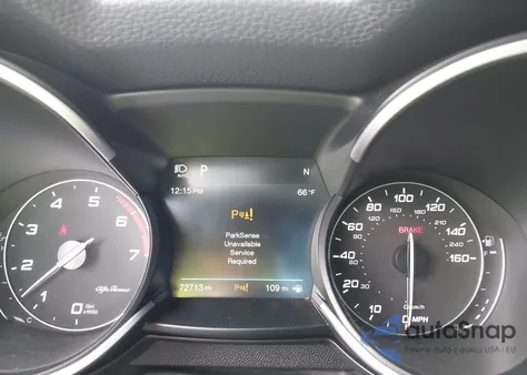 2019 Alfa Romeo Stelvio Ti Sport Awd из США, поврежденный, VIN ZASPAKBN1K7C40661